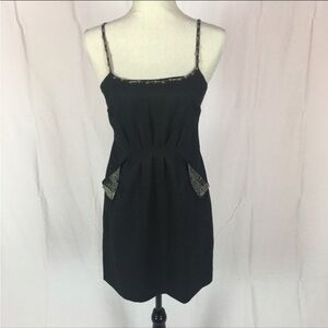 Greylin black mini dress